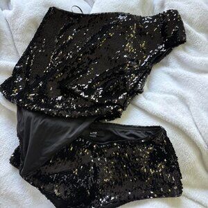 Sequin One Shoulder Top Khy x Sia Arnika